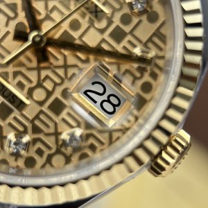 Đồng Hồ Rolex DateJust Fake Cao Cấp Mặt Vi Tính Dây Oyster AR Factory 36mm