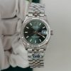 Đồng Hồ Rolex DateJust Nữ Mặt Xanh Lá Cọc Số Dạ Quang Nhà Máy THB 31mm