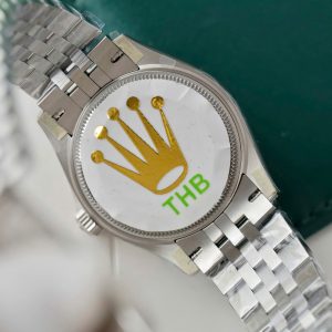 Đồng Hồ Rolex DateJust Nữ Mặt Xanh Lá Cọc Số Dạ Quang Nhà Máy THB 31mm