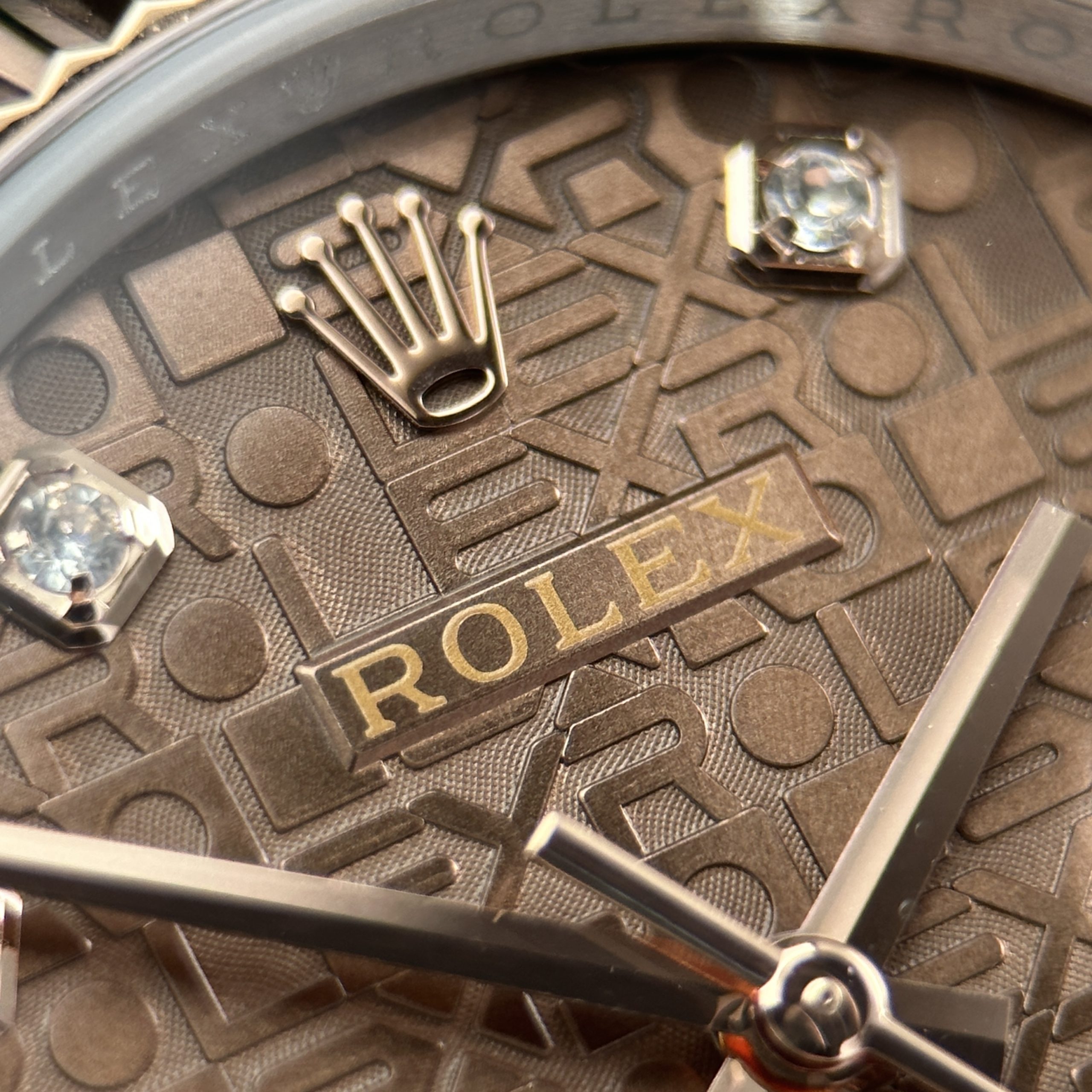 Đồng Hồ Rolex DateJust Rep 11 Mặt Nâu Chocolate Dây Jubilee Nhà Máy AR 36mm (4) Đồng Hồ Rolex DateJust Rep 11 Mặt Nâu Chocolate Dây Jubilee Nhà Máy AR 36mm