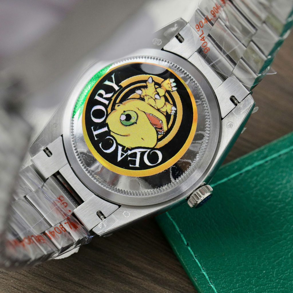 Đồng Hồ Rolex Day-Date 128236 Rep 11 Mặt Xanh Blue Trọng Lượng 159gr Nhà Máy QF 36mm