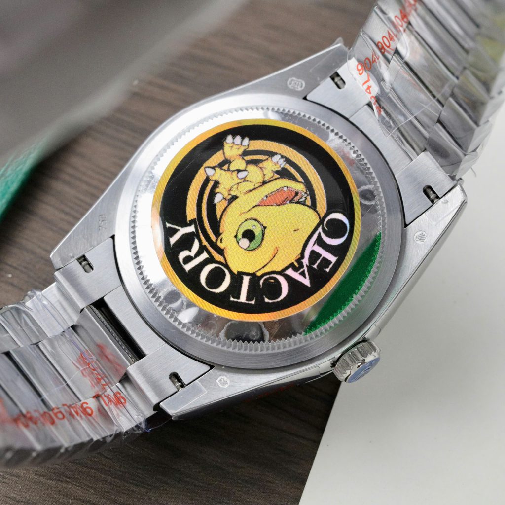 Đồng Hồ Rolex Day-Date 128236 Replica 11 Mặt Xanh Băng Trọng Lượng 159gr Nhà Máy QF 36mm