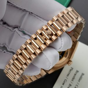 Đồng Hồ Rolex Day-Date 128238 Replica Mặt MOP Trọng Lượng 158gr Nhà Máy QF 36mm