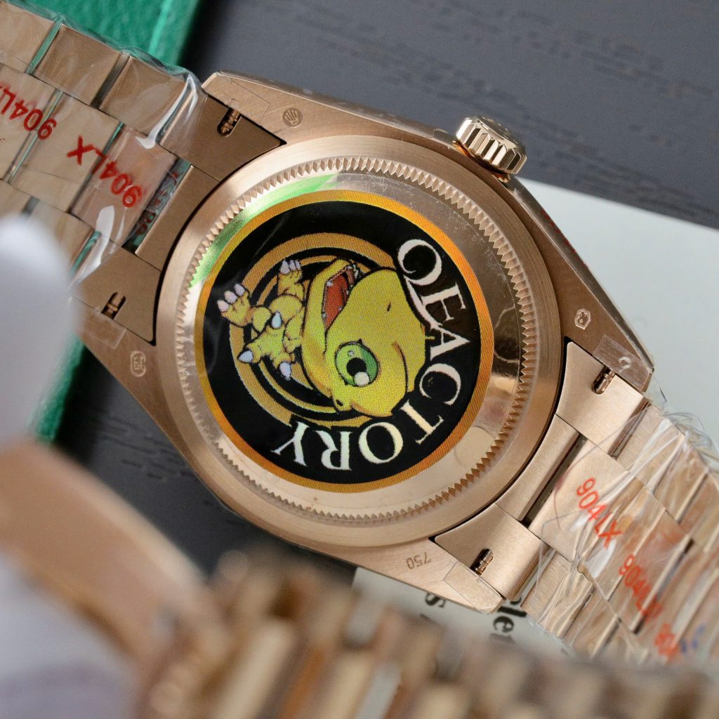 Đồng Hồ Rolex Day-Date 128238 Replica Mặt MOP Trọng Lượng 158gr Nhà Máy QF 36mm