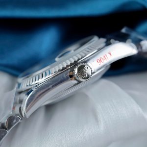 Đồng Hồ Rolex Day-Date 128239 Chế Tác Mặt Xanh Ombre Trọng Lượng 157gr Nhà Máy QF 36mm