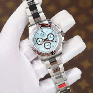 Đồng Hồ Rolex Daytona Cosmograph 126506 Replica 11 Mặt Xanh Băng Nhà Máy VS 40mm