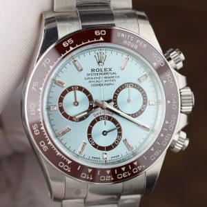 Đồng Hồ Rolex Daytona Cosmograph 126506 Replica 11 Mặt Xanh Băng Nhà Máy VS 40mm