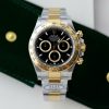 Đồng Hồ Rolex Daytona Replica Luxury Cosmograph 126503 Dây Demi Mặt Đen Xưởng Clean 40mm