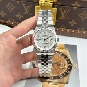 Đồng Hồ Rolex Land-Dweller 127334 Rep11 Mặt Trắng Hoạ Tiết Tổ Ong 40mm