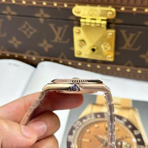 Đồng Hồ Rolex Land-Dweller 127335 Best Quality Mặt Trắng Mạ Vàng Hồng 40mm