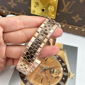 Đồng Hồ Rolex Land-Dweller 127335 Best Quality Mặt Trắng Mạ Vàng Hồng 40mm