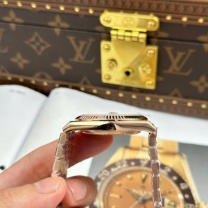 Đồng Hồ Rolex Land-Dweller 127335 Best Quality Mặt Trắng Mạ Vàng Hồng 40mm