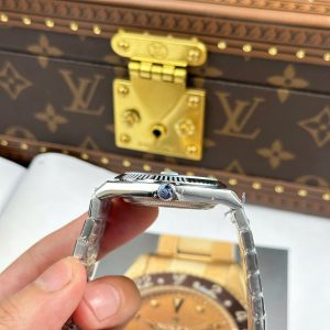 Đồng Hồ Rolex Land Dweller 127336 Chế Tác Mặt Xanh Băng Hoạ Tiết Tổ Ong 40mm