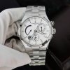 Đồng Hồ Vacheron Constantin Replica Overseas Dual Time 47450 Màu Trắng Nhà Máy 9F 42mm