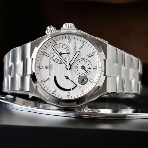 Đồng Hồ Vacheron Constantin Replica Overseas Dual Time 47450 Màu Trắng Nhà Máy 9F 42mm