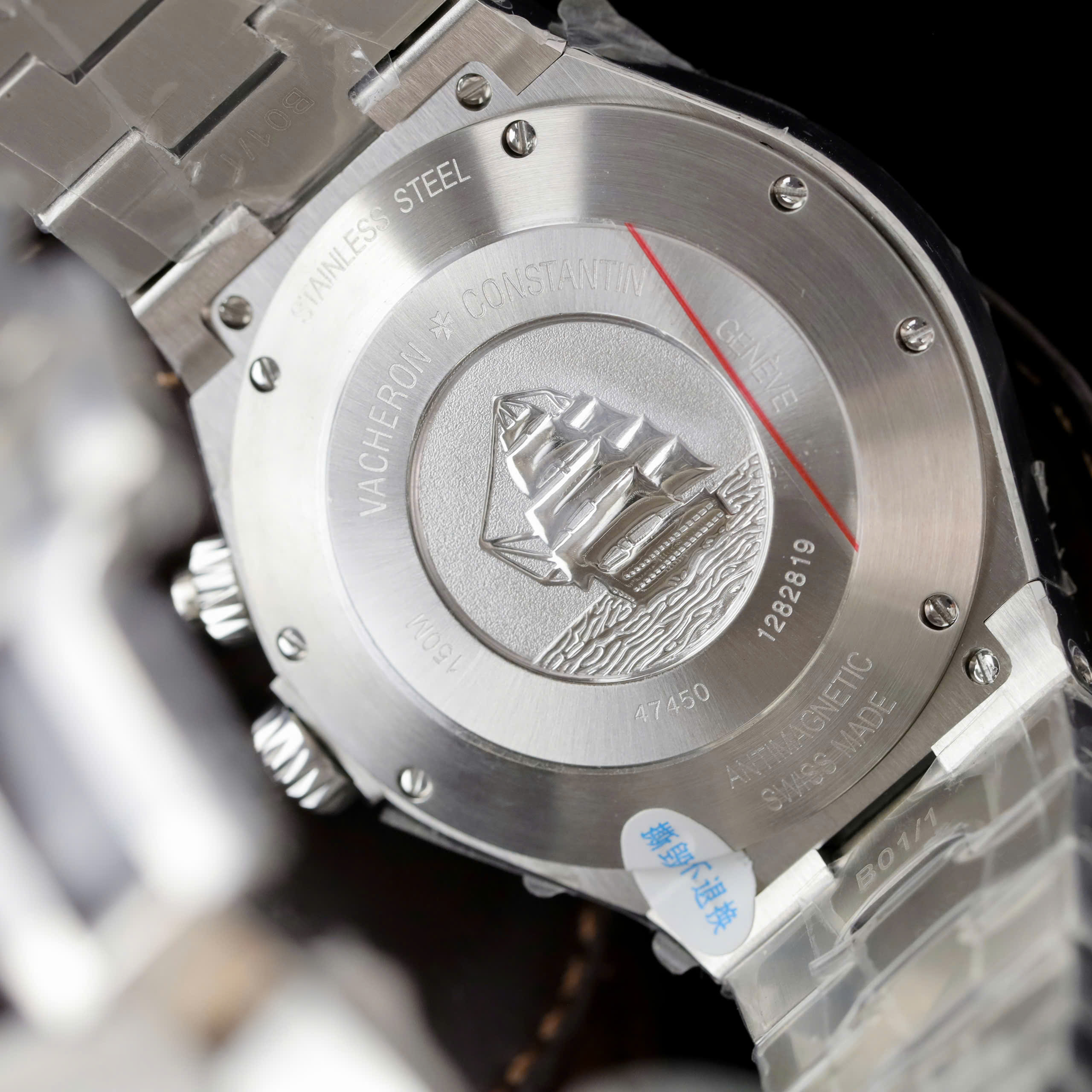 Đồng Hồ Vacheron Constantin Replica Overseas Dual Time 47450 Màu TrắngNhà Máy 9F 42mm (9) Đồng Hồ Vacheron Constantin Replica Overseas Dual Time 47450 Màu Trắng Nhà Máy 9F 42mm