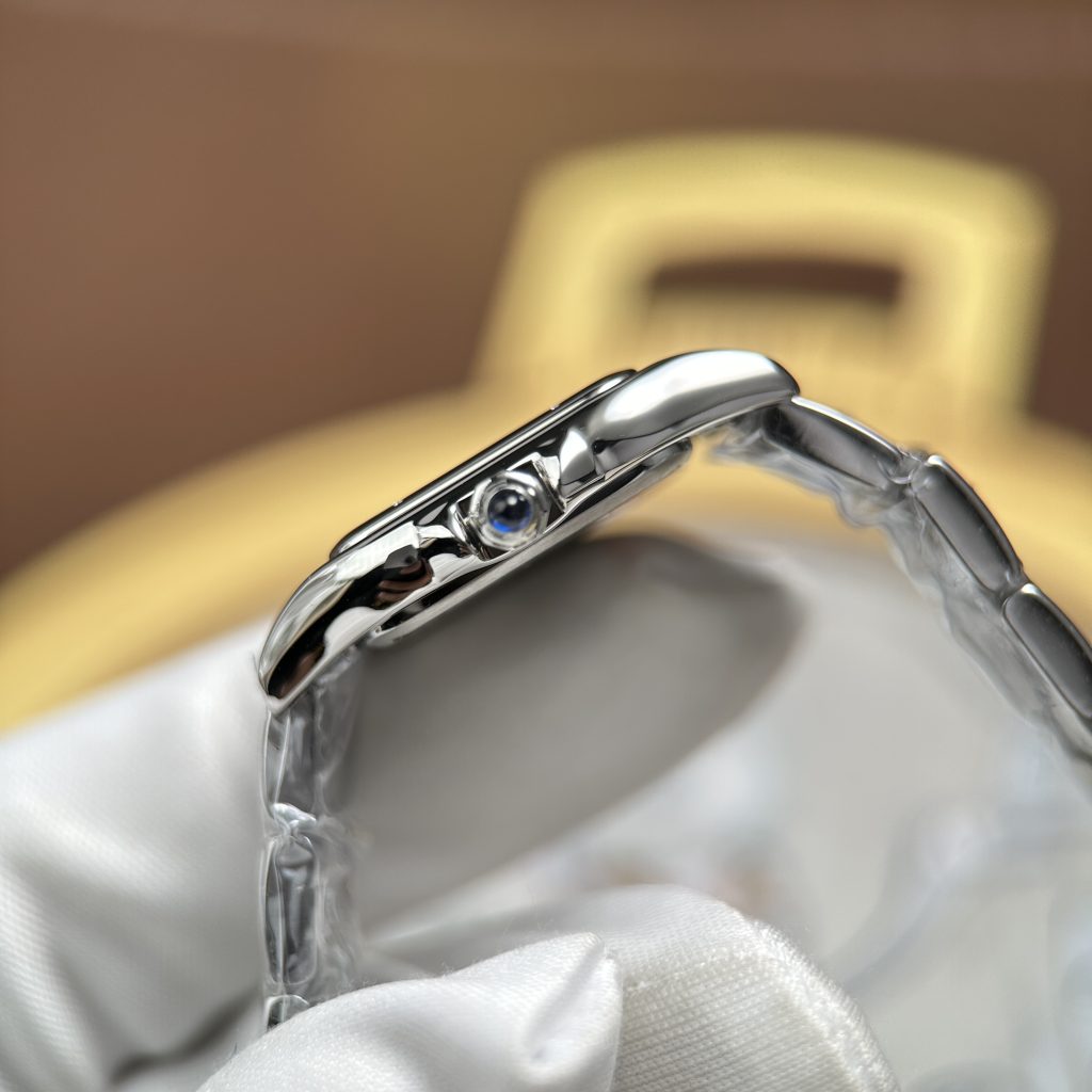 Đồng hồ Cartier Replica 11 Panthere Small Model Nữ Mặt Xám Máy Pin Thụy Sỹ 23x30mm