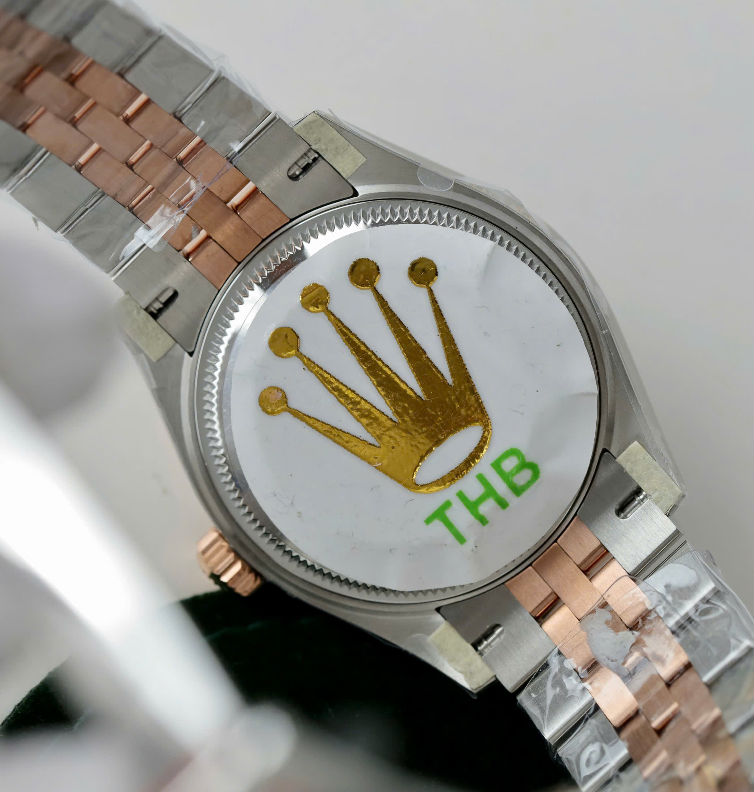 Đồng hồ Rolex DateJust Chế Tác Demi Mặt Xám Cọc Số La Mã Nhà Máy THB 31mm (7) Đồng hồ Rolex DateJust Chế Tác Demi Mặt Xám Cọc Số La Mã Nhà Máy THB 31mm