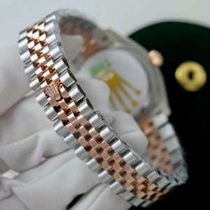 Đồng hồ Rolex DateJust Chế Tác Demi Mặt Xám Cọc Số La Mã Nhà Máy THB 31mm
