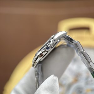 Đồng hồ nữ Cartier Panthere Small Model Rep 11 Mặt Xanh Dương Viền Đính Đá CZ 23x30mm