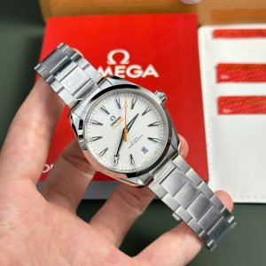 Đồng Hồ Omega Seamaster Aqua Terra 150M Replica 11 Mặt Trắng Nhà Máy VS 41mm