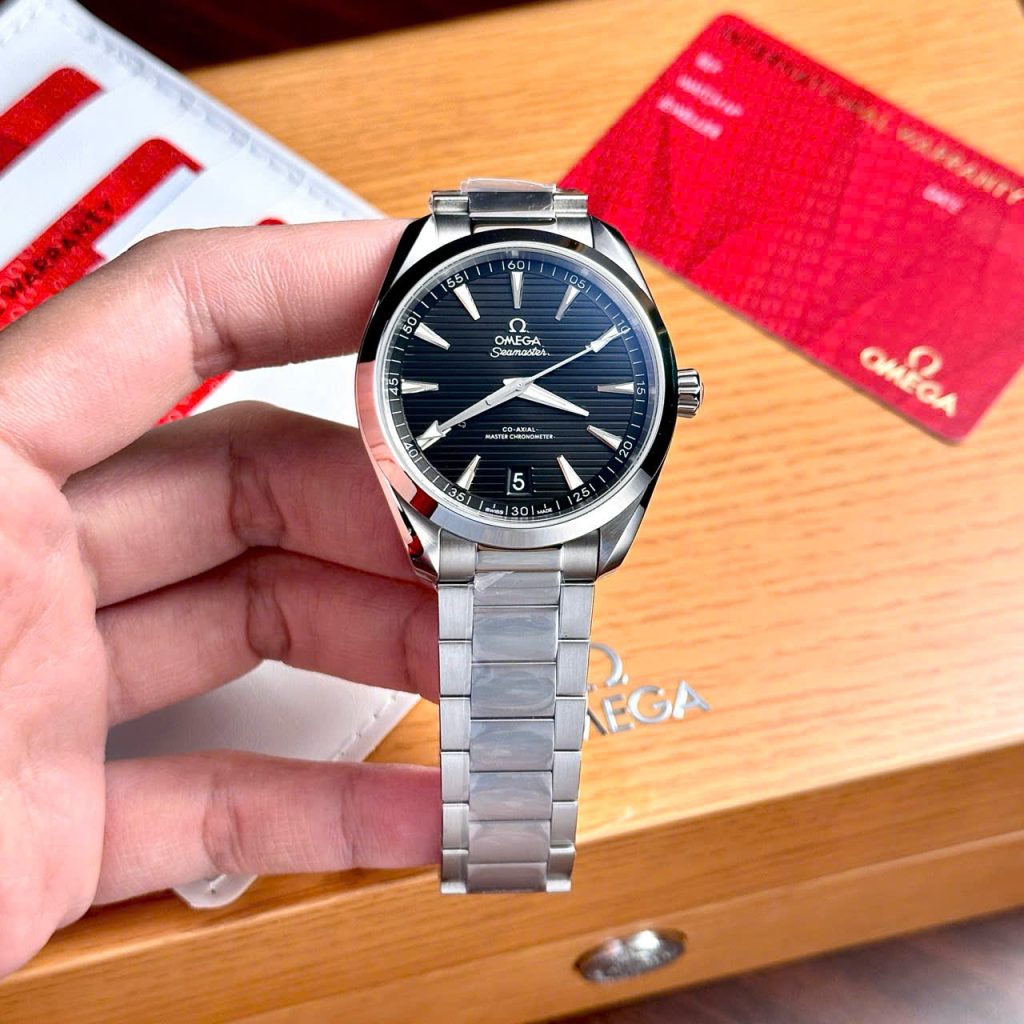 Đồng Hồ Omega Seamaster Replica 11 Aqua Terra 150M Cọc Số Dạ Quang Nhà Máy VS 41mm
