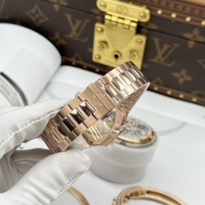 Đồng Hồ Patek Patek Philippe Chế Tác Cubitus 7128 Vàng Hồng Mặt Nâu 45mm