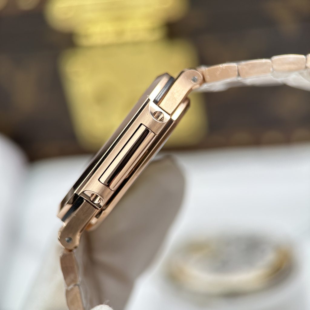 Đồng Hồ Patek Patek Philippe Chế Tác Cubitus 7128 Vàng Hồng Mặt Nâu 45mm