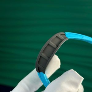 Đồng Hồ Richard Mille Chế Tác Carbon NTPT RM055 Màu Xanh Dương Nhà Máy ZF 49.9×42.7mm