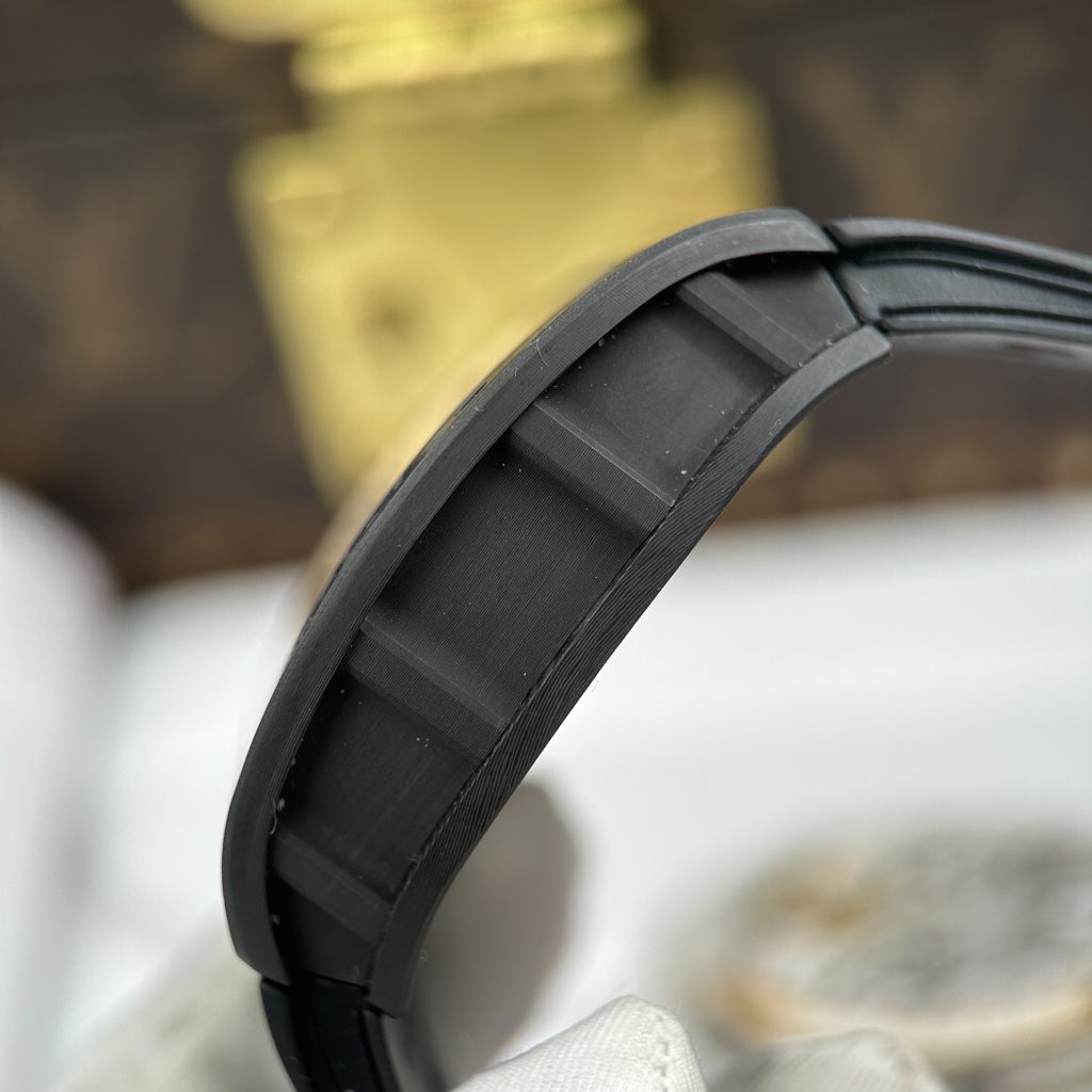 Đồng Hồ Richard Mille RM055-CA-RG Black Chế Tác Dây Cao Su Nhà Máy ZF 49.9×42.7mm