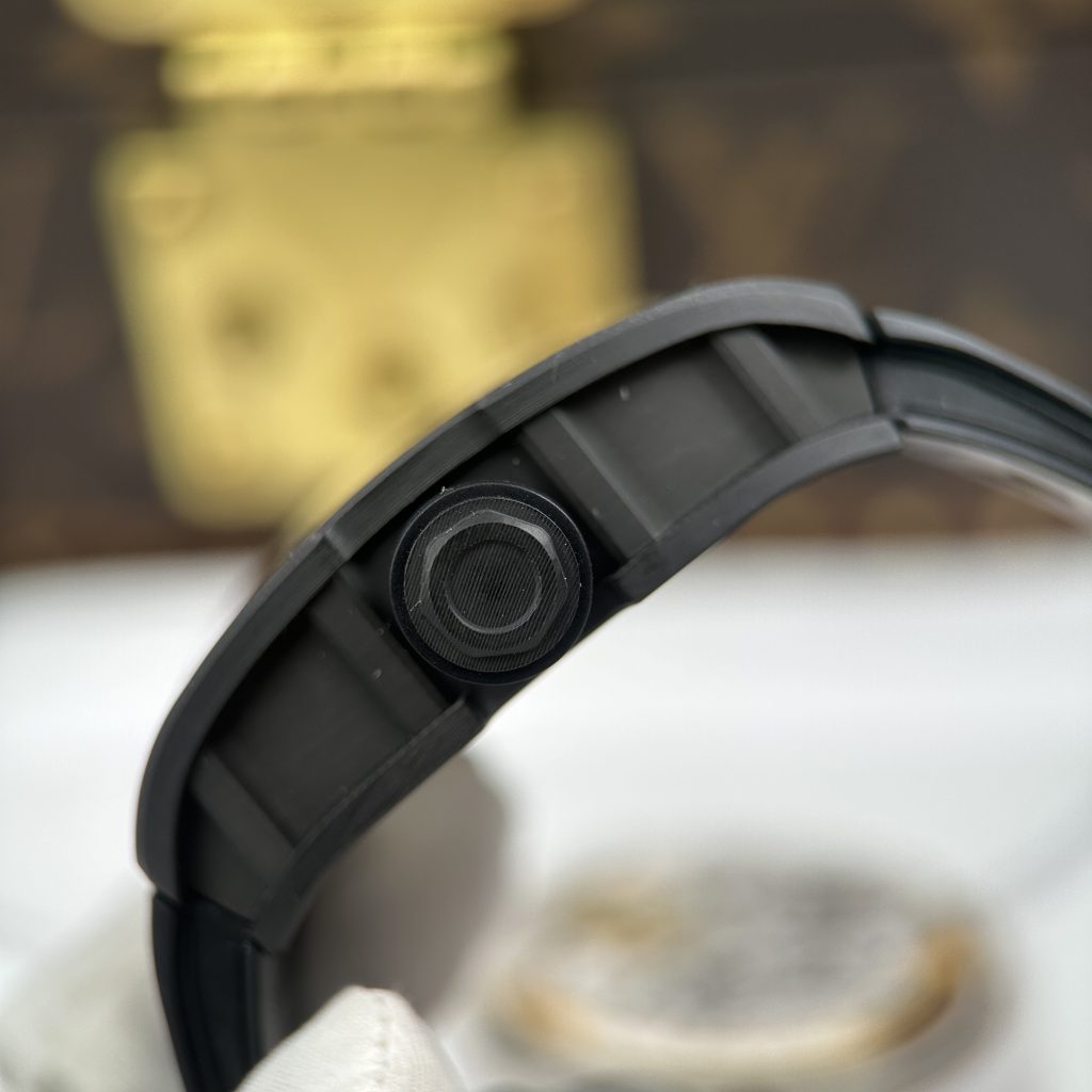 Đồng Hồ Richard Mille RM055-CA-RG Black Chế Tác Dây Cao Su Nhà Máy ZF 49.9×42.7mm