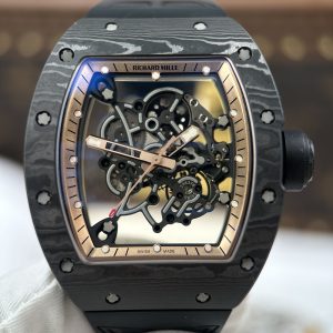 Đồng Hồ Richard Mille RM055-CA-RG Black Chế Tác Dây Cao Su Nhà Máy ZF 49.9×42.7mm