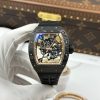 Đồng Hồ Richard Mille RM055-CA-RG Black Chế Tác Dây Cao Su Nhà Máy ZF 49.9×42.7mm