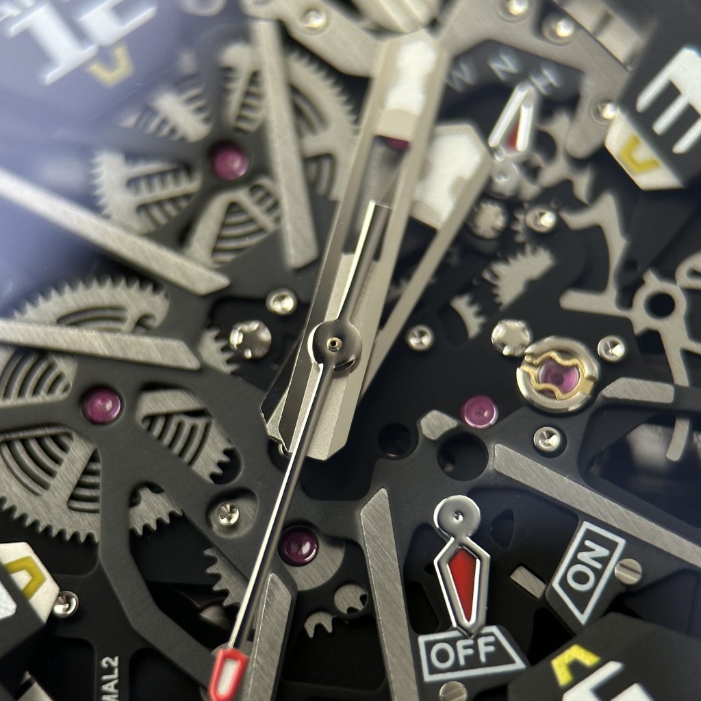 Đồng Hồ Richard Mille Replica 11 RM 35-03 Rafael Nadal Vỏ Carbon TPT Màu Đen 43.2x50mm