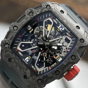 Đồng Hồ Richard Mille Replica 11 RM 35-03 Rafael Nadal Vỏ Carbon TPT Màu Đen 43.2x50mm