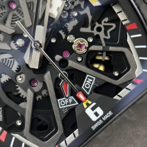 Đồng Hồ Richard Mille Replica 11 RM 35-03 Rafael Nadal Vỏ Carbon TPT Màu Đen 43.2x50mm