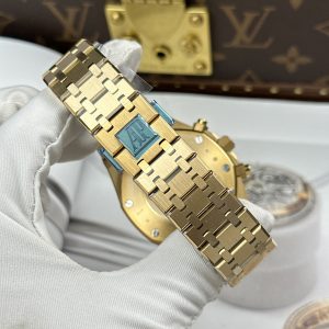 Đồng Hồ Audemars Piguet Royal Oak Chronograph 26331 Chế Tác Mạ Vàng Mặt Xanh Lá Nhà Máy APS 41mm