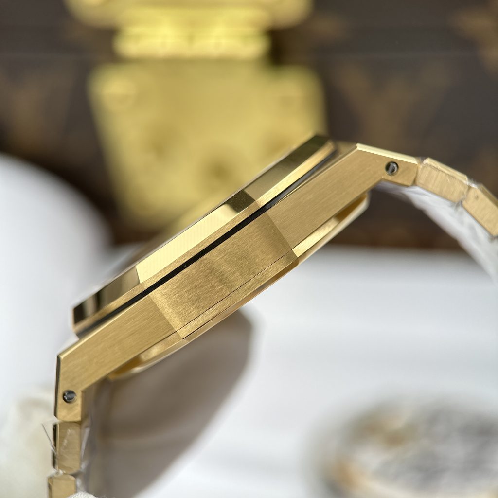 Đồng Hồ Audemars Piguet Royal Oak Chronograph 26331 Chế Tác Mạ Vàng Mặt Xanh Lá Nhà Máy APS 41mm