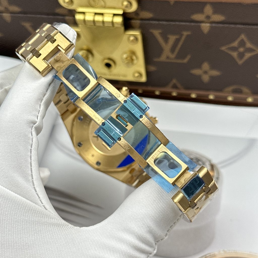 Đồng Hồ Audemars Piguet Royal Oak Chronograph 26331 Chế Tác Mạ Vàng Mặt Xanh Lá Nhà Máy APS 41mm