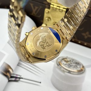 Đồng Hồ Audemars Piguet Royal Oak Chronograph 26331 Chế Tác Mạ Vàng Mặt Xanh Lá Nhà Máy APS 41mm
