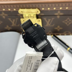 Đồng Hồ Cartier Santos Fake Cao Cấp 100 XL Black ADLC Mặt Đen Viền Vàng Hồng 41x51mm