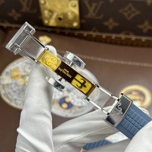 Đồng Hồ Patek Philippe Aquanaut 5164G Rep Cao Cấp Màu Xanh Xám Dây Cao Su Nhà Máy ZF 40.8mm