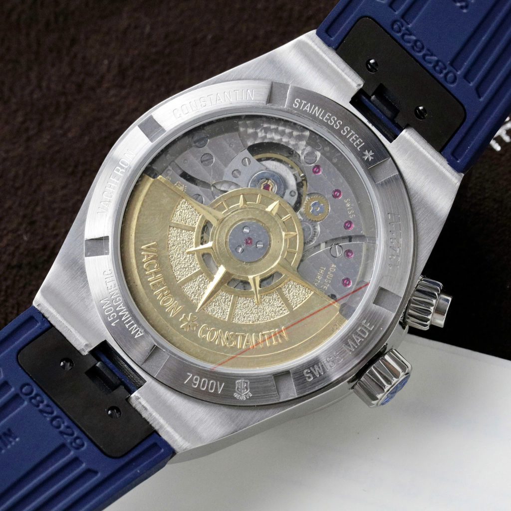 Đồng Hồ Vacheron Constantin Overseas Dual Time 7900V Replica 11 Xanh Blue Nhà Máy PZ 41mm