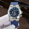 Đồng Hồ Vacheron Constantin Overseas Dual Time 7900V Replica 11 Xanh Blue Nhà Máy PZ 41mm