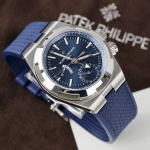 Đồng Hồ Vacheron Constantin Overseas Dual Time 7900V Replica 11 Xanh Blue Nhà Máy PZ 41mm